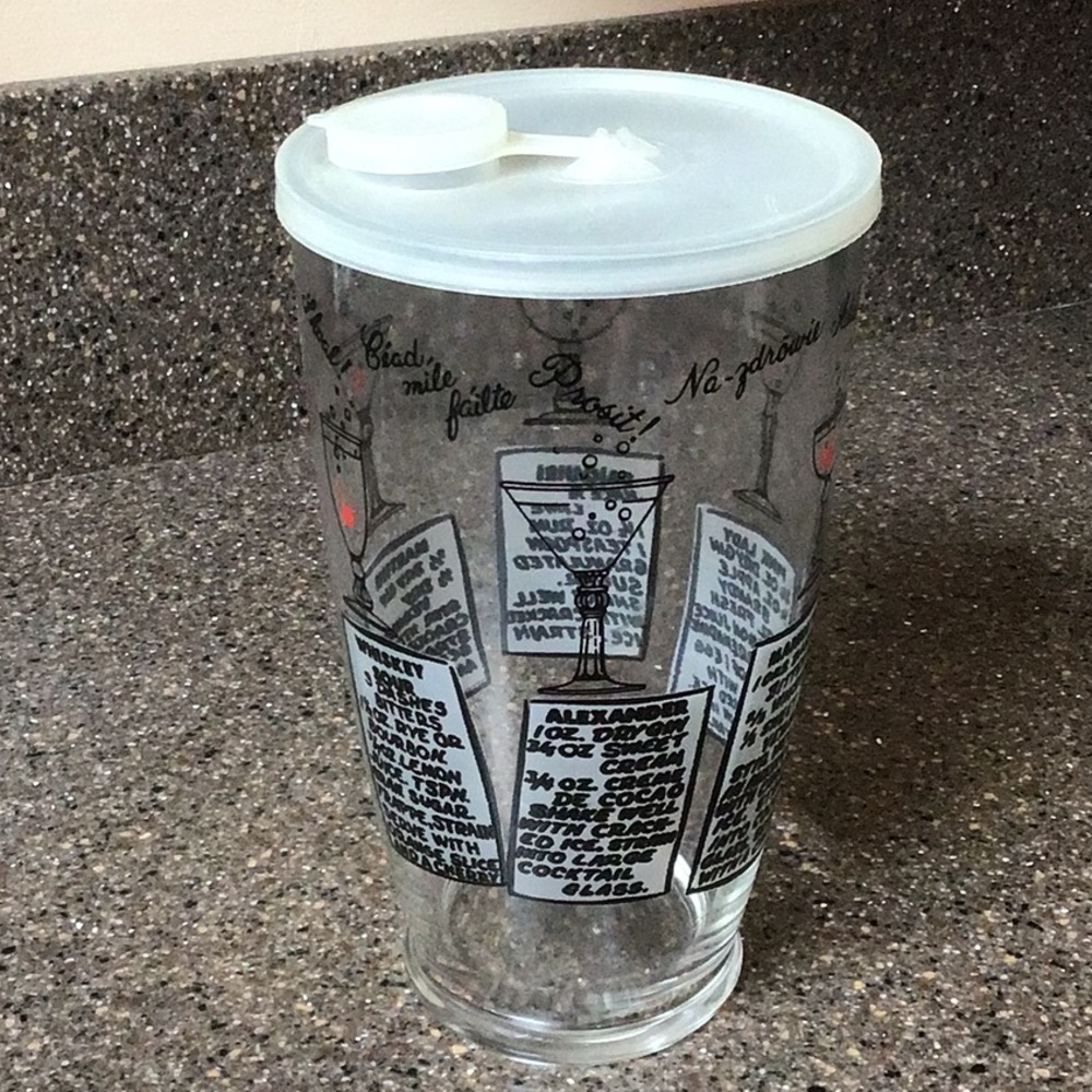 Vintage Buckeye Holding Company Cocktail Shaker, 7” Tall